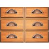 BOZONLI 12 Pack Retro Metal Kitchen Cupboard Drawer Cabinet Door