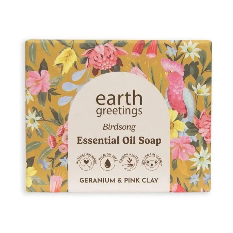 Earth Greetings Essential Oil Soap 120g, Lavender & Green Clay