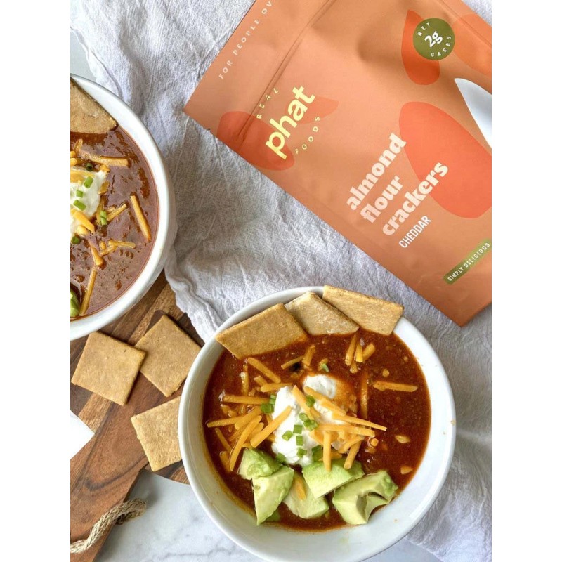 Real Phat Foods Almond Flour Crackers by Real Phat Foods