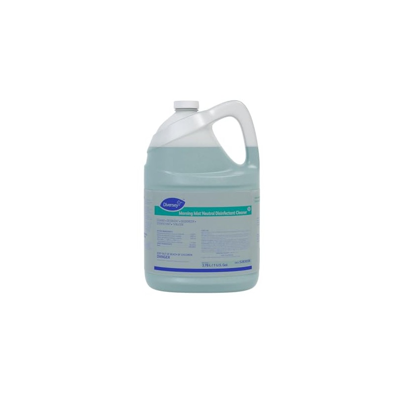 Diversey Morning Mist Neutral Disinfectant Cleaner, Fresh Scent, 1 Gal