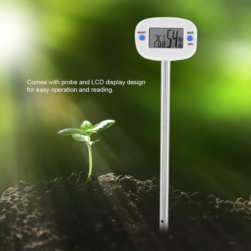 TA290 Digital Soil Hygrometer Moisture Meter Temperature Humidity Tester with