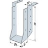 Simpson Strong Tie HU26-2TF Double 2x6 Heavy Duty Top Flange