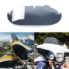 Lionauto 7''Smoke Windscreen Windshield for Harley Touring Street Electra Glide