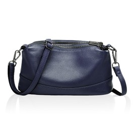 HUA ANGEL Womens Cross Body Bag with Multi Compartments Soft Leather Anti Theft Side Bags Crossbody for Women Small Messenger Bag - Adjustable Shoulder Strap Satchel Bag Travel Shopping