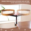 Wotunest Cat Desk Bed - 360° Rotating & Adjustable Wooden