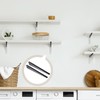 CroBlissful 20 Pcs Adjustable Shelf Brackets for Double Track System