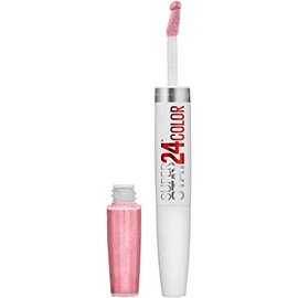 Maybelline Super Stay 24, maquillaje de lápiz labial líquido de 2 pasos, color de larga duración altamente pigmentado con bálsamo hidratante, So Pearly Pink, Coral Pink, una unidad