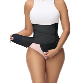SHAPSHE Waist Trainer for Women Postpartum Waist Binder Waist Cincher Corset Shapewear Stomach Wrap