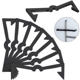 Pegboard Hook Locks Black Plastic Peg Hook Fixer Board Accessories Organizer(200)