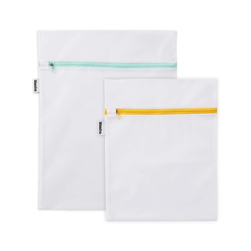 Mamlyn mesh laundry bags (1 Medium 1 Small)