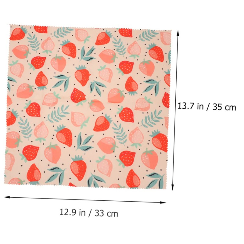 Mobestech 3pcs Beeswax Food Wraps Organic Cotton Food Preservation Cloths