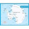 Teacher Created Resources Antarctica Map Chart, Multi Color (7651)
