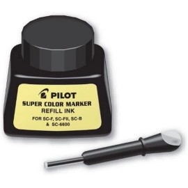 Pilot Super Color Permanent Marker Refill Ink 1 Oz Black Fast Drying Waterproof