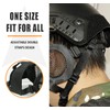 AOUTACC Half Face Airsoft Mesh Mask and Cap Set, Tactical