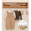 DOIOWN 10 Pack Baby Pants Hangers with Clips, Toddler Non-Slip