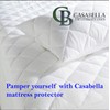 Casabella Extra Deep Bunk Bed Quilted Mattress Cover 40 cm(16")