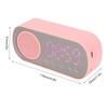 ciciglow Digital Dual Alarm Clock Radio, Bluetooth Speaker FM Radio