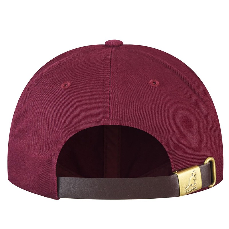 Kangol Men's Washed Baseball Beret, Cordovan