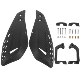 STOBAZA 2pcs Windproof Motorbike Hand Protective Cover Handlebar Guard for Wind and Protection Durable Carbon Fiber Design Suitable for Handlebars Removable Wind Cover Accessories