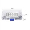 Fasizi 120Pcs 304 Stainless Steel E-Clip Retaining Circlip Assortment Kit