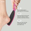 F3 Systems, Wide Emery Foot File(Hot Pink), Double-Sided Pedicure Tool,