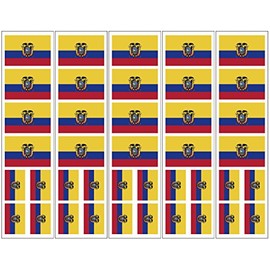 40 Tattoos: Ecuador Flag, Ecuadorian Party Favors
