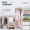4 Count - Large Plastic Bags With Zipper Top, 10