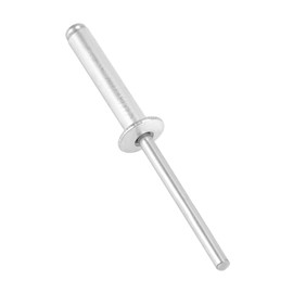QWORK Aluminum Blind Rivets, 500 Pcs 3/16" x 1"(4.8 x 25mm) Pop Rivets Assortment, Blind Rivet, Silver (#6-16)