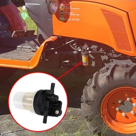 Fuel Filter Assembly Compatible With Kubota B & L Series B2320 B2410 L2800 L3400 LX2610HSD M5640SU RTV-X1100CR RTV-X900G RTV900W Replaces 6A320-58862 6A320-58860 6A320-59912