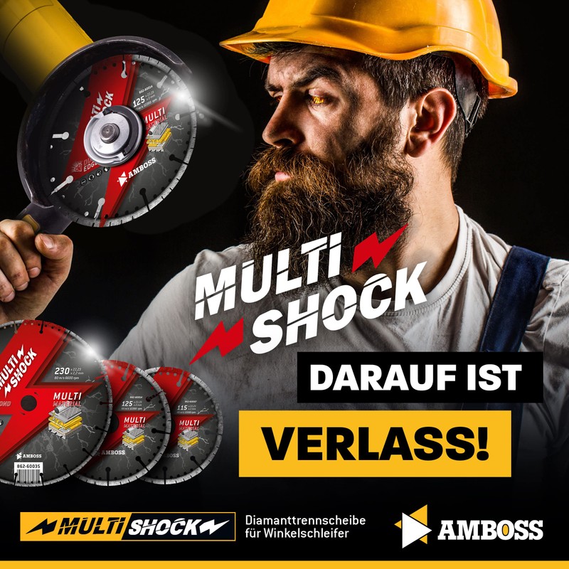 Anvil MultiShock Diamond Cutting Disc Diameter 125 mm x 22.2
