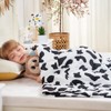 yescool Weighted Blanket 3 Pounds Cooling Weighted Lap Blanket, Cow