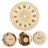 Mipcase 2pcs Aluminum DIY Clock Dial Replacement Stylish Roman Numeral