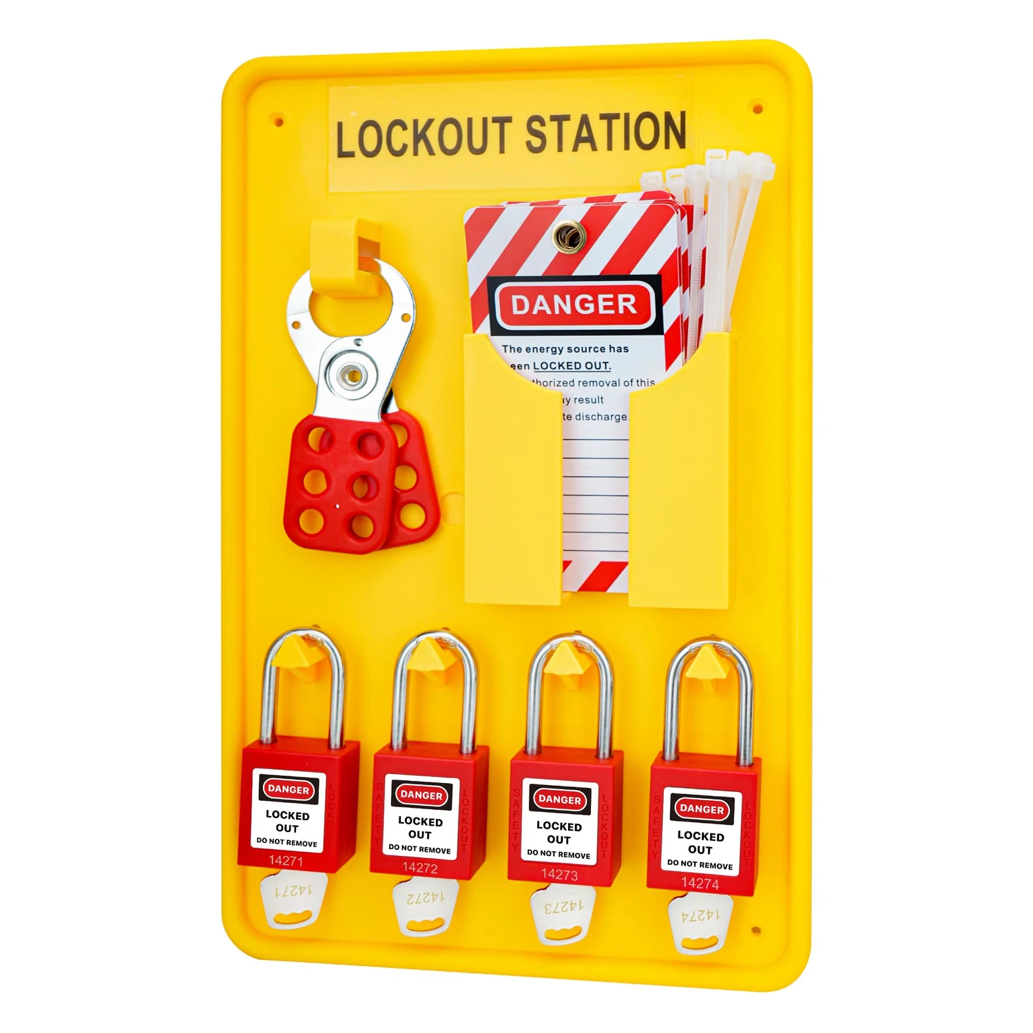 TAEGIQI Lockout Tagout Station with Loto Devices-Lock Out Tag Out Kit ...