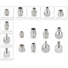 8-Piece Airbrush Adapter Kit, Professional Fitting Connector Set for Air