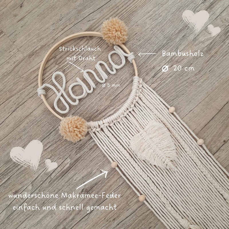 Macrame Name Ring - Simple, Beginner-Friendly Craft Set with Video