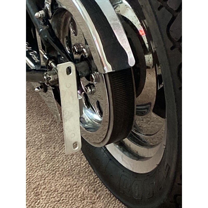 EACCESSORIES EA Flat License Plate Relocation Holder Bracket for Harley-Davidson