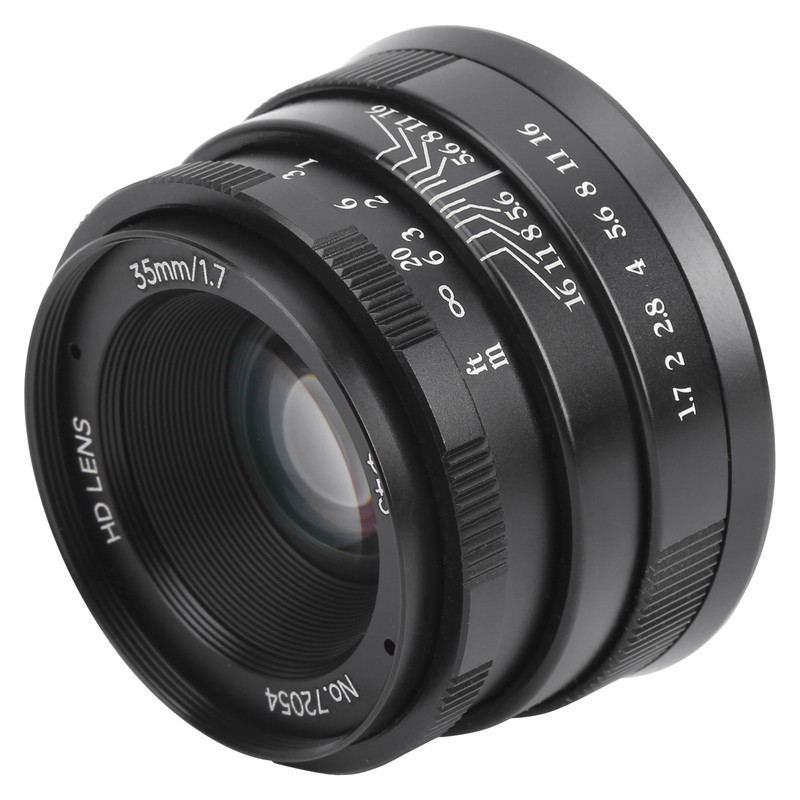 NEWYI 35mm F1.7 M4/3 Mount Large Aperture Portrait Fixed Focus