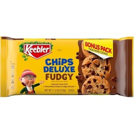 Keebler Chips Deluxe Fudgy Chocolate Chip Cookies with Chunks of Keebler Fudge 11.2 oz