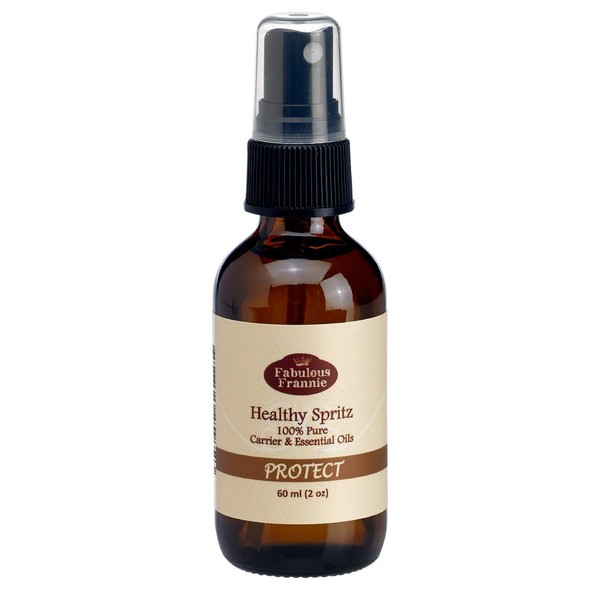 Fabulous Frannie Protect (Compared to Thieves) Massage Spray 100% Pure Essential & Carrier Oils 2oz (Cinnamon, Clove, Eucalyptus, Rosemary and Lemon)