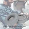 Grey Cotton Headset Ear Pad Headphone Cover Cushion Replacement for