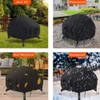 Aswalling Outdoor Fire Pit Cover 97x 56cm Waterproof and Sun