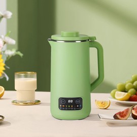 CNCEST Nut Milk Maker Machine, 28.16 Oz Multi Automatic Almond Milk Machine With Blades, Automatic Heating Wall Breaking Cooking Nut Milk Maker, With Keep Warm/Self-Cleaning/Free Filtering-Green