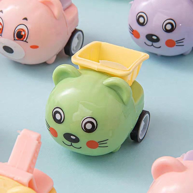 Generisch # Easter Egg Filled with Pull Back Car Animals