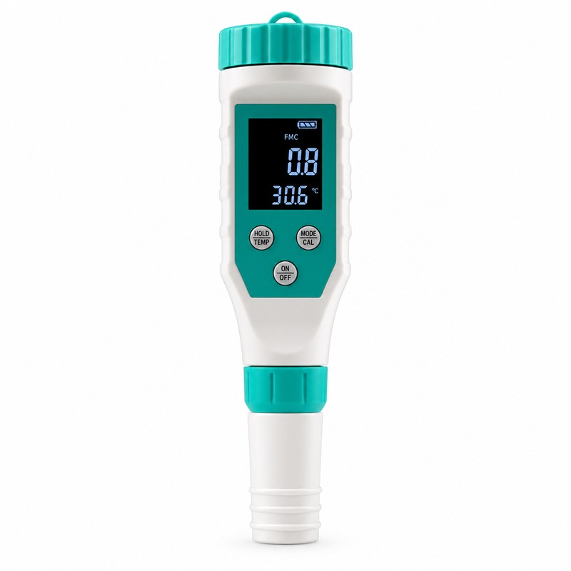 7-in-1 Digital Pool Water Tester – Professional pH, Chlorine, ORP,