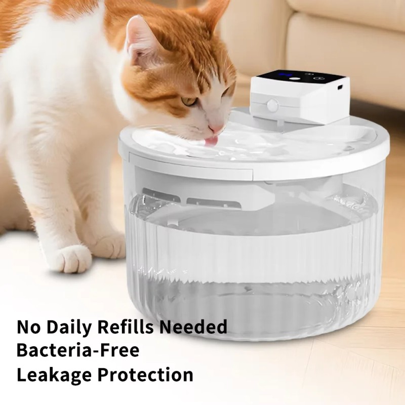 3-7 Days 2L Large Capacity Wireless Smart Sensor Pet Water
