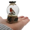 Widdle Wonderland Christmas Robin Mini 45mm Snow Globe Waterball 4316