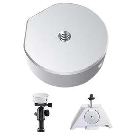 CEWROM Starlink Mini Tripod Adapter Aluminum Alloy Mini Starlink Mount with 1/4"-20 Thread, Compatible with Standard 1/4" Tripods, Starlink Motorhome, Roof Mount, Outdoor, Camping