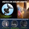7FT Black Flag Pole Kit for Outside House with American