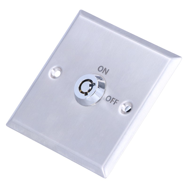 Door Key DC 12V Switch Stainless Steel Access Control On/Off