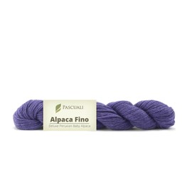 50 g Pascuali Alpaca Fino Knitting Wool Made from 100% Alpaca Wool, Colour: Purple 38